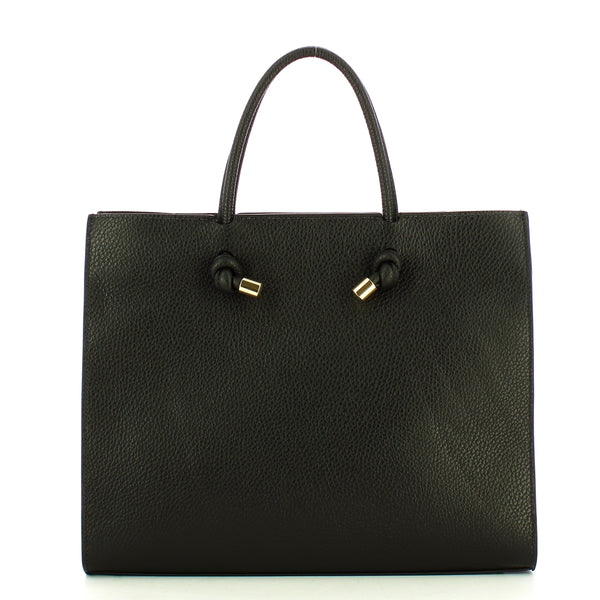 Iuntoo - borsa a mano grande nodo armonia nero - 168107 - nero | Italystation.com - Shop Now at italystation.com