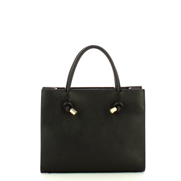 Iuntoo - borsa a mano piccola nodo armonia nero - 168108 - nero | Italystation.com - Shop Now at italystation.com