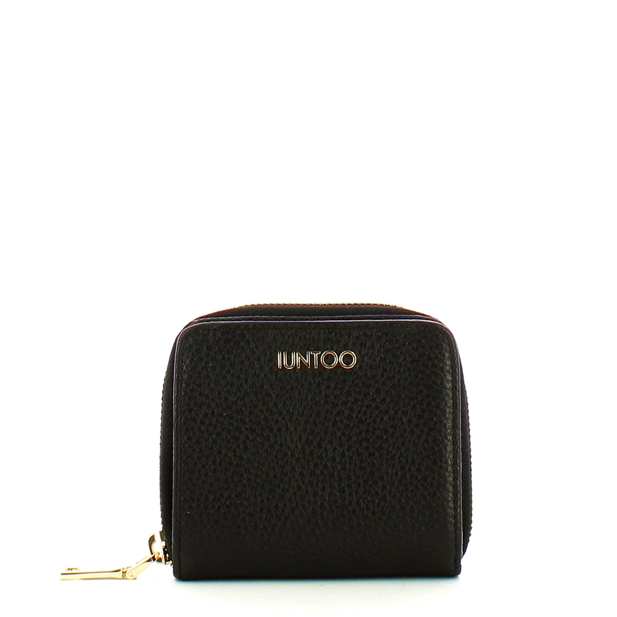 Iuntoo - portafoglio zip piccolo armonia nero - 167059 - nero | Italystation.com - Shop Now at italystation.com