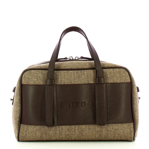 Iuntoo - bauletto piccolo spigato testa moro - 177003 - testa/m | Italystation.com - Shop Now at italystation.com