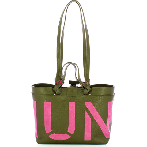 Iuntoo - shopping piccola write verde fuxia - 171003 - verde+fu | Italystation.com - Shop Now at italystation.com