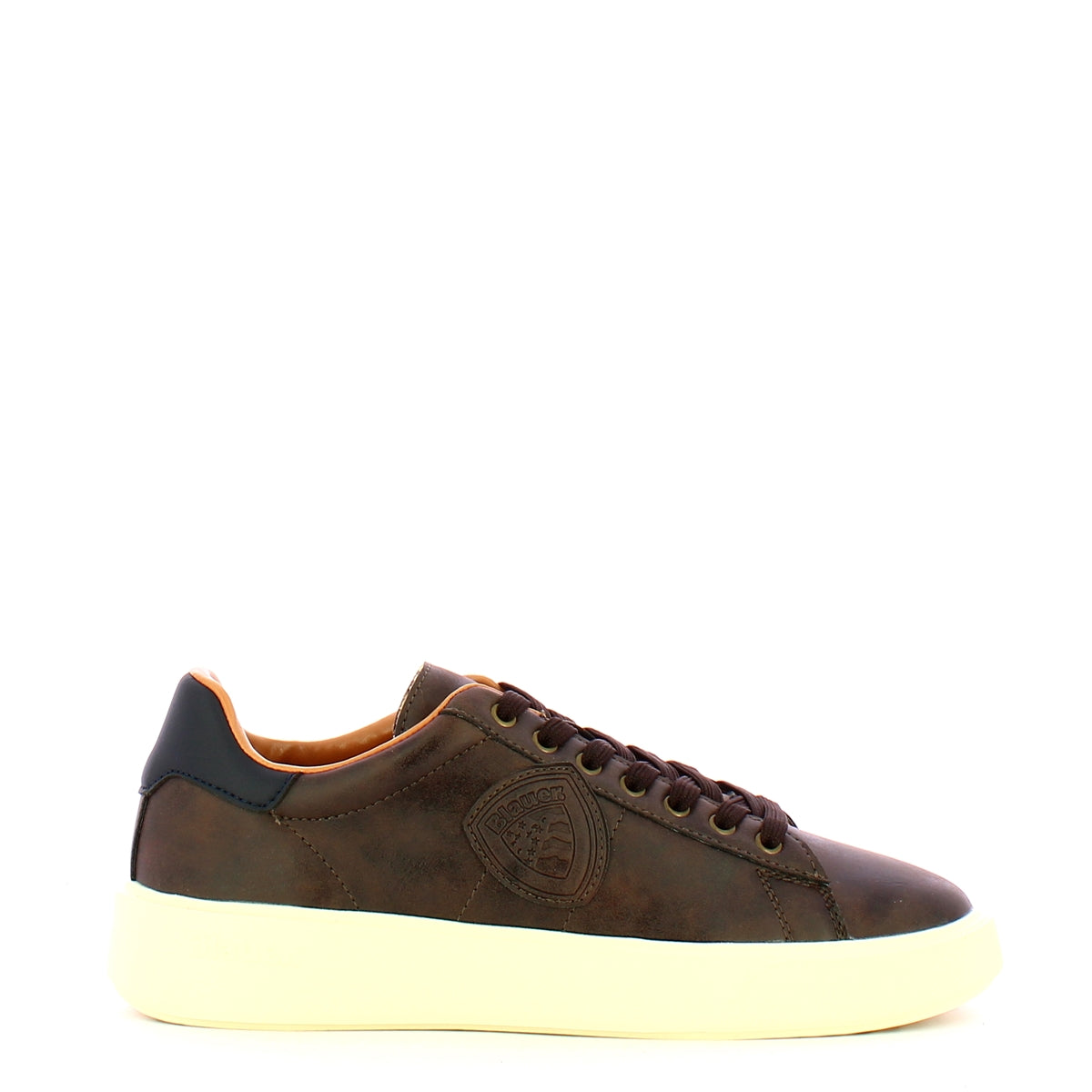 Blauer - Sneakers Nubuck Dark Brown Navy - F4BUCK01/NUB - DARK/BROWN/NAVY