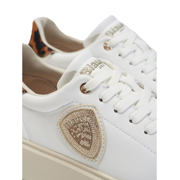 Blauer - Sneakers Venus White Leopard - F4VENUS01/CAV - WHITE/LEOPARD