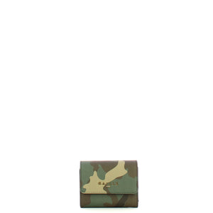 Ga��lle - Portafoglio Mini Continental Saffiano Camouflage G | Italystation.com Shop Now at italystation.com