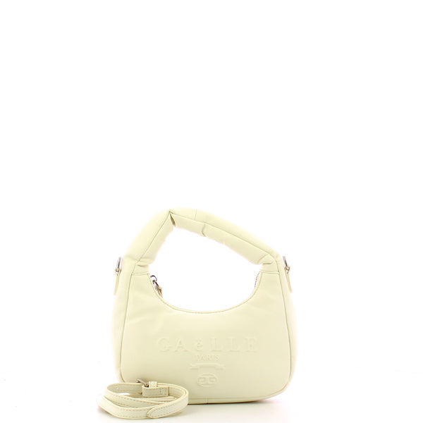 Ga��lle - Borsa a mano Mini Shoulder Strap Off White GAACW01 | Italystation.com Shop Now at italystation.com