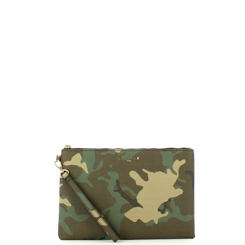 Ga��lle - Pochette Reg Saffiano Camouflage GAACW01048 CAMO | Italystation.com Shop Now at italystation.com