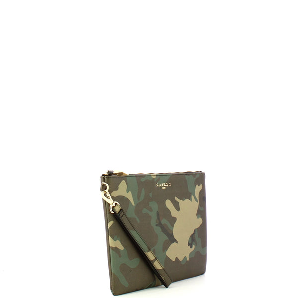 Ga��lle - Pochette Reg Saffiano Camouflage GAACW01048 CAMO | Italystation.com Shop Now at italystation.com