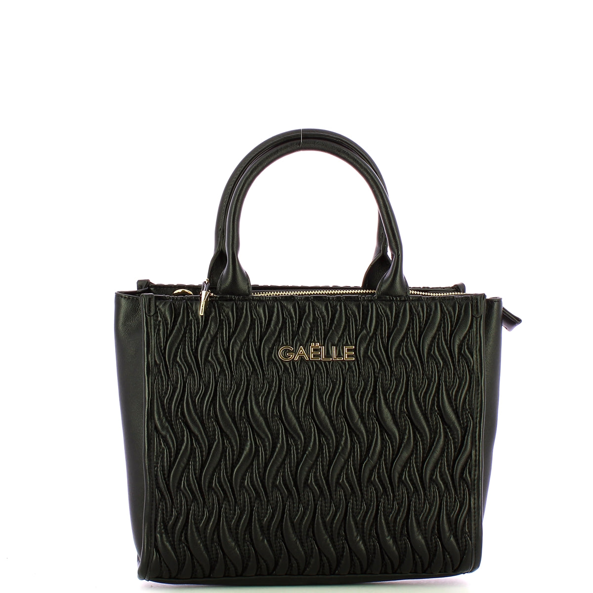 Ga��lle - Borsa a mano Reg Shopper Matelass�� Nero GAACW0115 | Italystation.com Shop Now at italystation.com