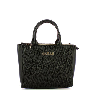 Ga��lle - Borsa a mano Reg Shopper Matelass�� Nero GAACW0115 | Italystation.com Shop Now at italystation.com