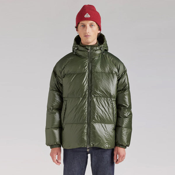 Pyrenex - giubbetto sten shiny deep khaki huw014p deep/kha | Italystation.com Shop Now at italystation.com