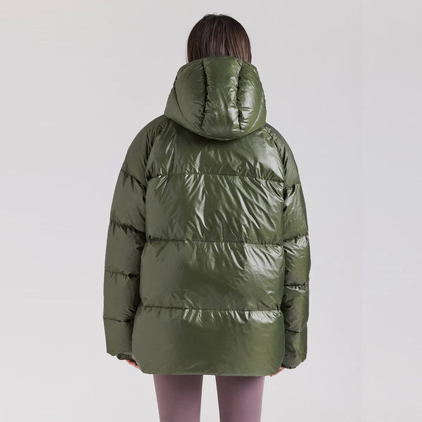 Pyrenex - giubbetto sten shiny deep khaki huw014p deep/kha | Italystation.com Shop Now at italystation.com
