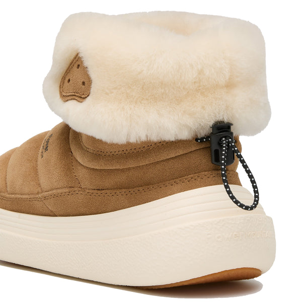 Flower Mountain mountain - stivaletti fami mid suede shearling | Italystation.com Shop Now at italystation.com