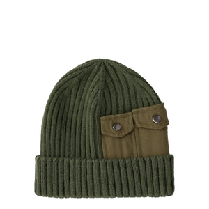 Alpha Industries - Cuffia Utility Beanie Dark Olive | Italystation.com Shop Now at italystation.com