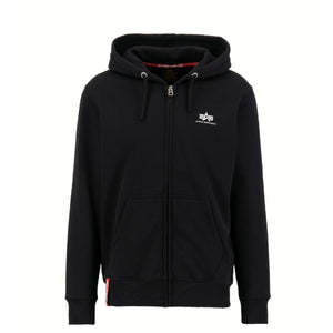 Alpha Industries industries - felpa basic zip black 118342 b | Italystation.com Shop Now at italystation.com