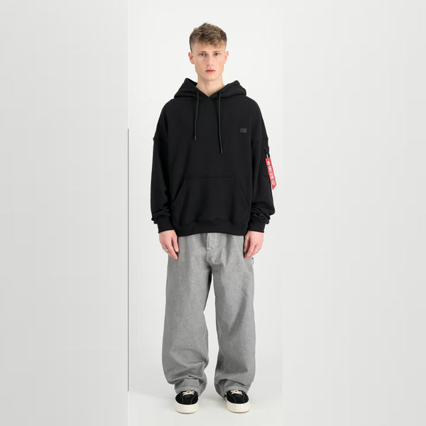 Alpha Industries industries - felpa alpha essentials rl black | Italystation.com Shop Now at italystation.com