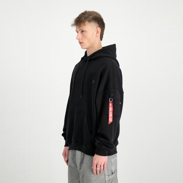 Alpha Industries industries - felpa alpha essentials rl black | Italystation.com Shop Now at italystation.com