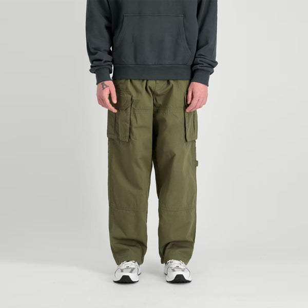 Alpha Industries industries - pantaloni ripstop patchwork dark o | Italystation.com Shop Now at italystation.com