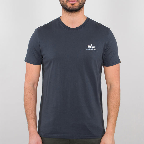 Alpha Industries - T-Shirt Basic T Small Logo Navy - 188505 - NAVY