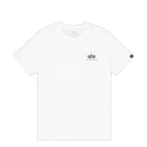 Alpha Industries - T-Shirt Basic T Small Logo White - 188505 - WHITE