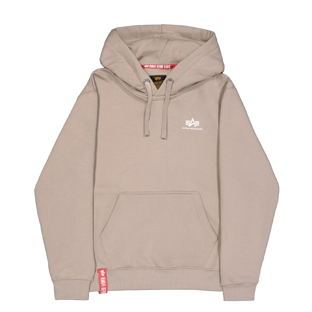 Alpha Industries industries - felpa basic hoody small logo vinta | Italystation.com Shop Now at italystation.com