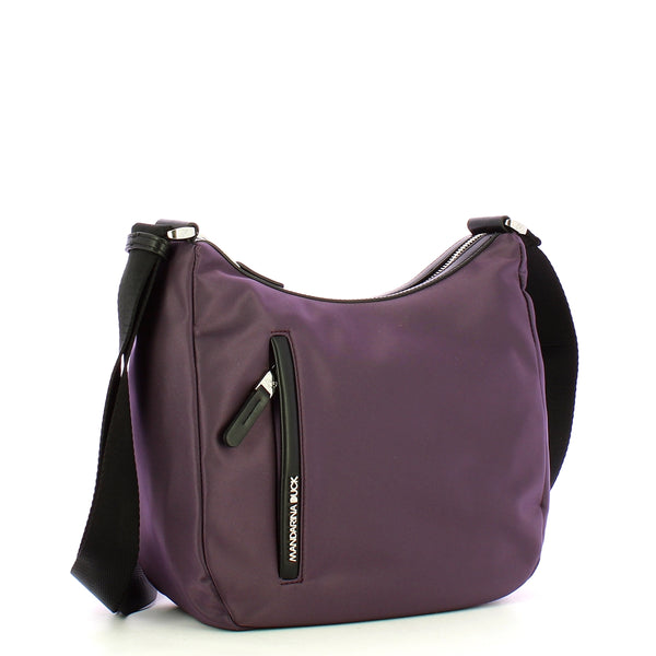 Mandarina Duck - Tracolla Hobo Hunter Plum Perfect - P10VCT40 - PLUM/PERFECT