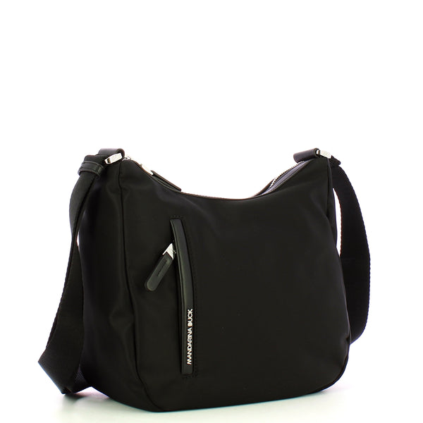 Mandarina Duck - Tracolla Hobo Hunter Black - P10VCT40 - BLACK