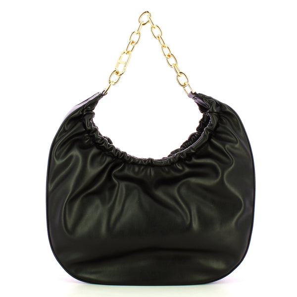 Twin Set Twin set - hobo bag croissant oval t nero - 242tb7221 - nero | Italystation.com - Shop Now at italystation.com