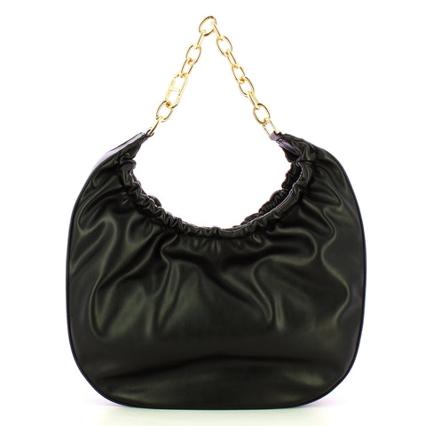 Twin Set Twin set - hobo bag croissant oval t nero - 242tb7221 - nero | Italystation.com - Shop Now at italystation.com