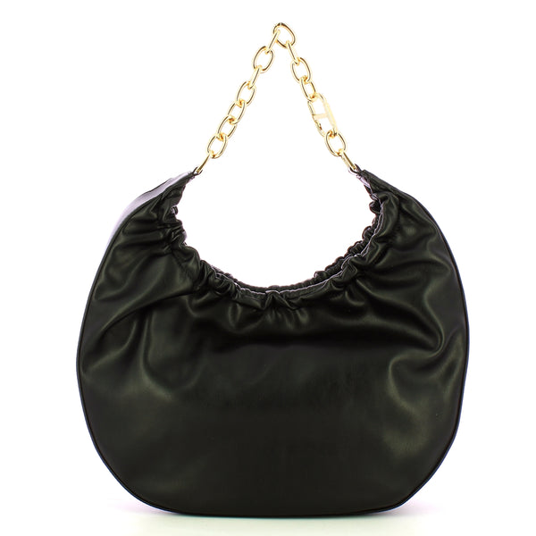 Twin Set Twin set - hobo bag croissant oval t nero - 242tb7221 - nero | Italystation.com - Shop Now at italystation.com