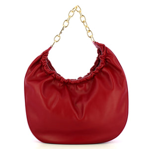 Twin Set Twin set - hobo bag croissant oval t rosso pompeiano - 242tb7 | Italystation.com - Shop Now at italystation.com