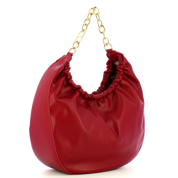 Twin Set Twin set - hobo bag croissant oval t rosso pompeiano - 242tb7 | Italystation.com - Shop Now at italystation.com