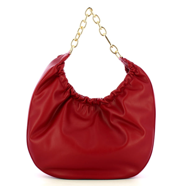 Twin Set Twin set - hobo bag croissant oval t rosso pompeiano - 242tb7 | Italystation.com - Shop Now at italystation.com