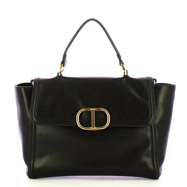 Twinset - Brera Nero Bag with top handle - 242TD8292 - NERO