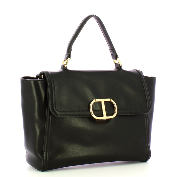 Twinset - Brera Nero Bag with top handle - 242TD8292 - NERO