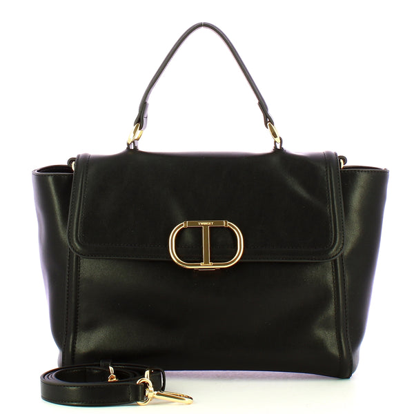 Twinset - Brera Nero Bag with top handle - 242TD8292 - NERO