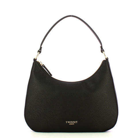 Twinset - Small Hobo Bag Nero - 242TB7287 - NERO