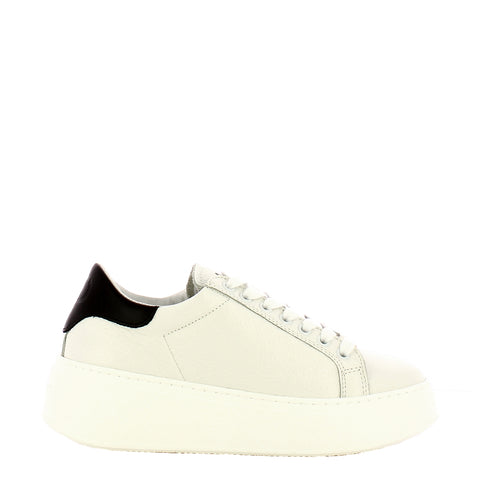 Twin Set Twin set - sneakers flatform bianco ottico nero - 242tcp010 - | Italystation.com - Shop Now at italystation.com