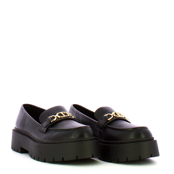 Twin Set - Mocassino Oval T Nero - 242TCP060 - NERO