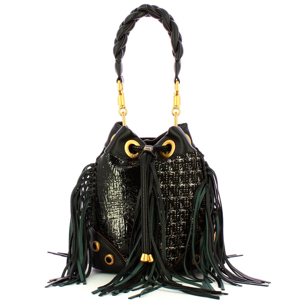 La Carrie - Secchiello Phoebe Multi Black - 142C-EM-904-SHT  | Italystation.com - Shop Now at italystation.com