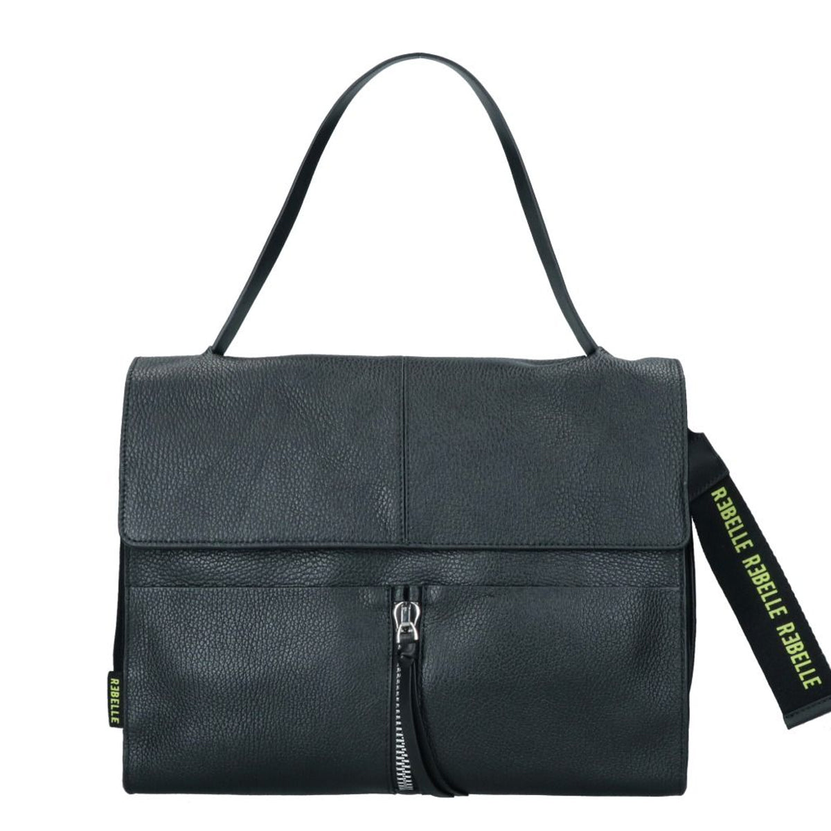 Rebelle - Clio L Black Shoulder Bag - REB0001P0001 - BLACK