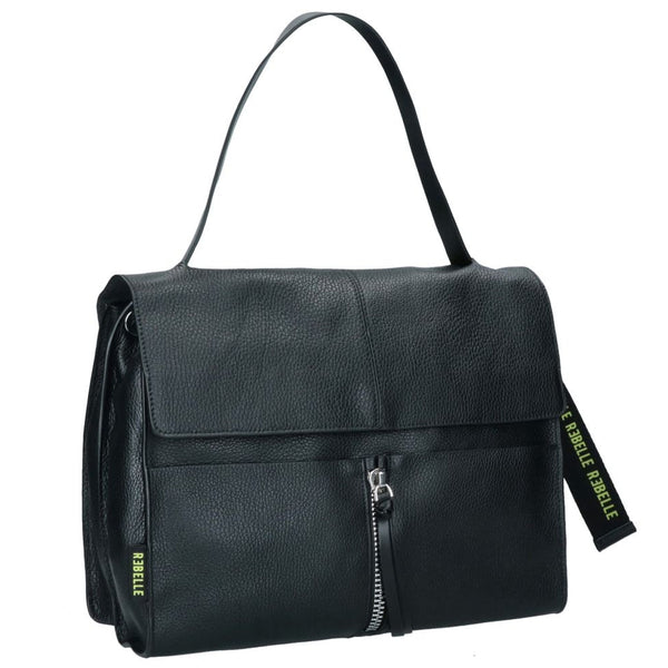 Rebelle - Clio L Black Shoulder Bag - REB0001P0001 - BLACK