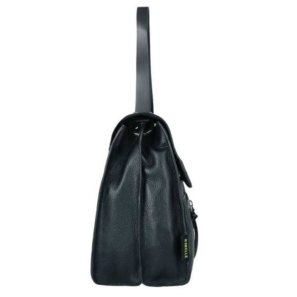 Rebelle - Clio L Black Shoulder Bag - REB0001P0001 - BLACK