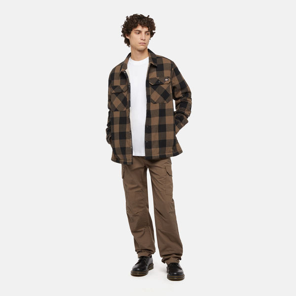 Dickies - camicia lined sacramento mushroom - dk0a4xgr - mushr | Italystation.com - Shop Now at italystation.com