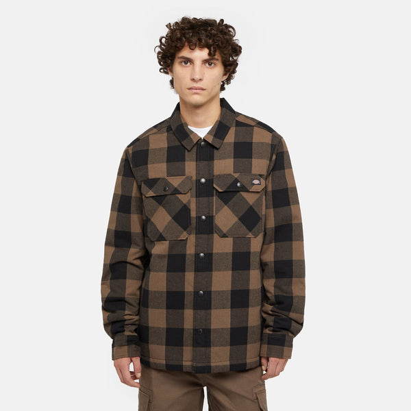 Dickies - camicia lined sacramento mushroom - dk0a4xgr - mushr | Italystation.com - Shop Now at italystation.com