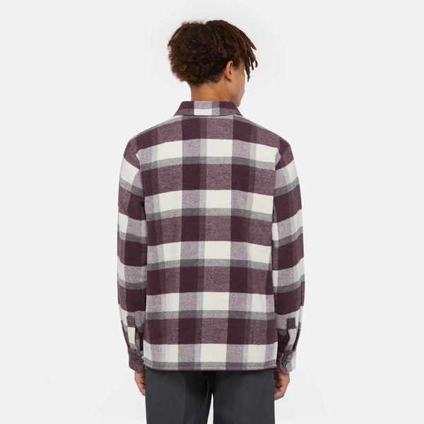 Dickies - camicia plaid coaling plum perfect - dk0a4xzz - plum | Italystation.com - Shop Now at italystation.com