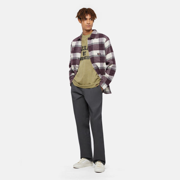 Dickies - camicia plaid coaling plum perfect - dk0a4xzz - plum | Italystation.com - Shop Now at italystation.com