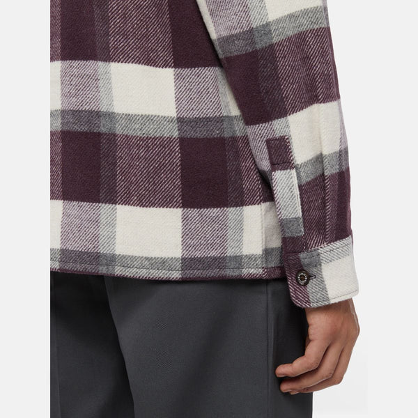 Dickies - camicia plaid coaling plum perfect - dk0a4xzz - plum | Italystation.com - Shop Now at italystation.com