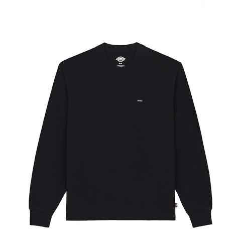 Dickies - maglietta a maniche lunghe clancy heavyweight black  | Italystation.com - Shop Now at italystation.com