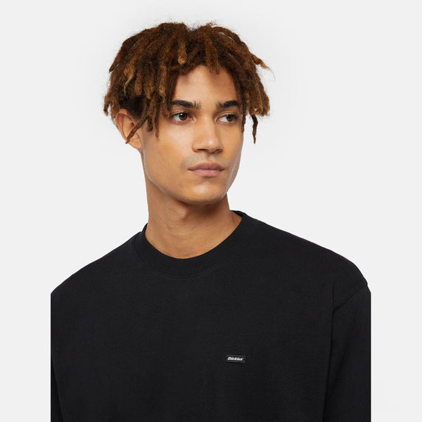 Dickies - maglietta a maniche lunghe clancy heavyweight black  | Italystation.com - Shop Now at italystation.com
