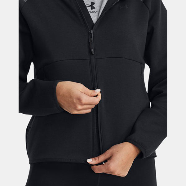 Under Armour armour - felpa ua unstoppable fleece ful zip black | Italystation.com Shop Now at italystation.com